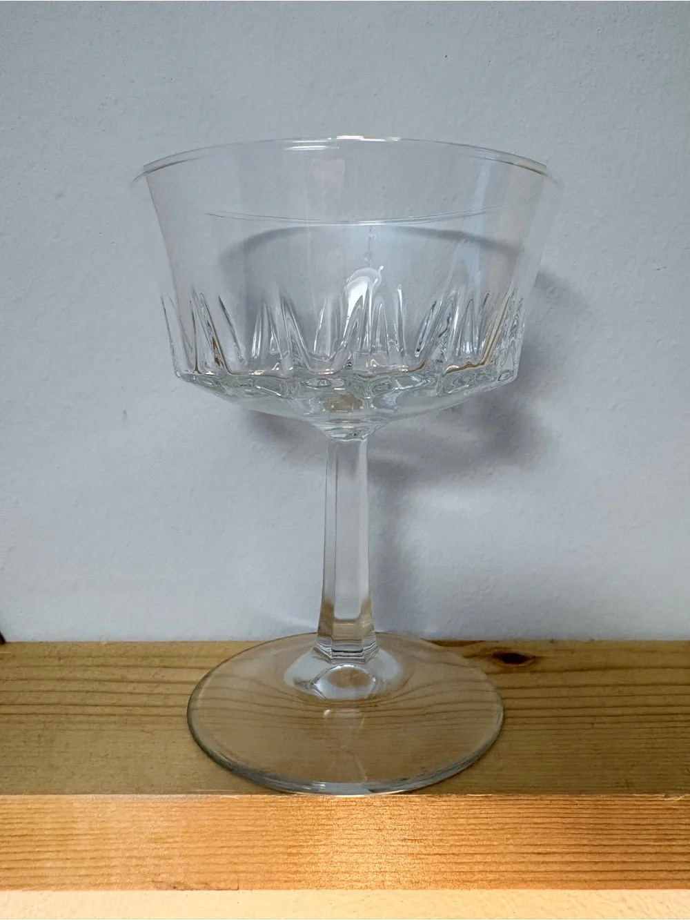 Set of 4 Cristal d’Arques – Durand “Regency” Cut Crystal Champagne/Tall Sherbet